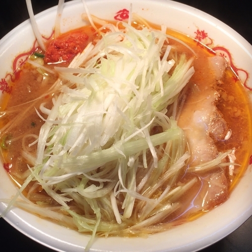 「活力再生麺屋あじ庵食堂 会津喜多方蔵味噌ラーメン+白髪ネギ150」@大つけ麺博 2016の写真