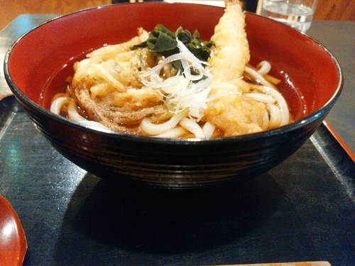 「天ぷらうどん(並盛)760円」@田舎料理しおんの写真