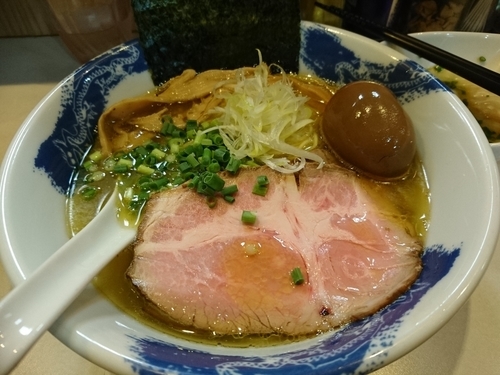 「塩らーめん(味玉入り)800円」@麺屋 扇 SENの写真