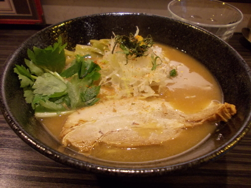 「重厚鯵ニボそば（細麺）」@志奈そば 田なかの写真