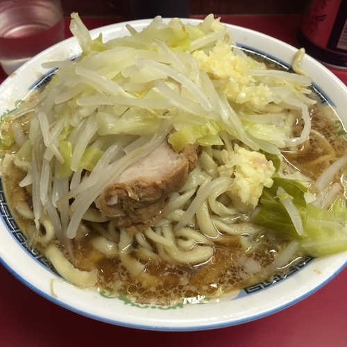 「小ラーメン（￥500）」@ラーメン二郎 目黒店の写真