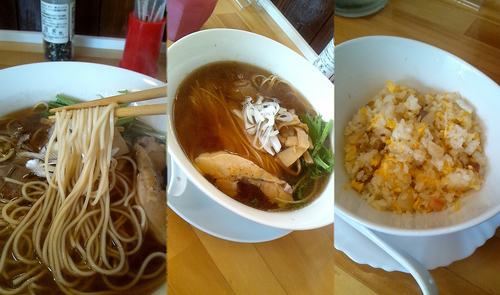 「『炒飯定食 醤油ラーメン(税別￥900)』」@らーめん食堂 ゆうき屋の写真