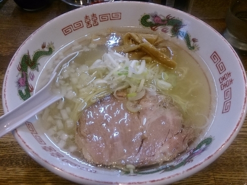 「朝専用中華そば 塩」@らあめん 寸八 総本店の写真