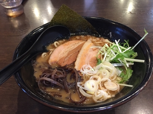 「こってり豚骨魚介」@G麺ふじもりの写真