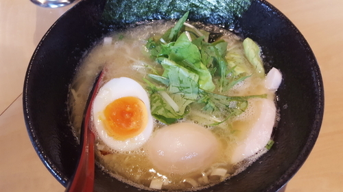 「鶏そば＋味玉」@鶏そば まるだいの写真