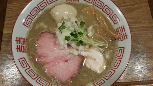 「限定 鯖煮干し+まぜ玉」@がふうあんの写真