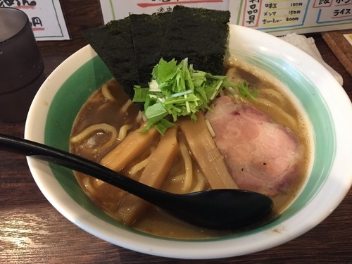 「らぁめん」@自家製麺 麺屋 利八の写真