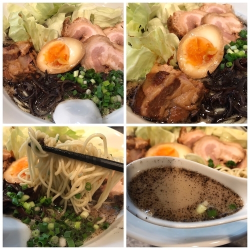 「ダブル （黒）『オープン記念価格1000円→550円』」@麺屋 MANIの写真