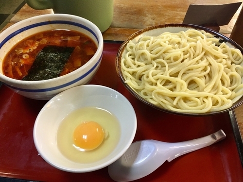 「辛味あつもり¥780+生卵 ¥50」@小金井大勝軒の写真