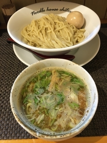 「10/24夜限定 サバつけ麺 (を多加水麺で)  ￥800」@麺庵ちとせの写真