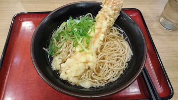 「ちく天そば（五割）」@麺家 天王寺店の写真