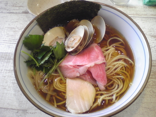 「蛤そば」@中華そば 四つ葉の写真