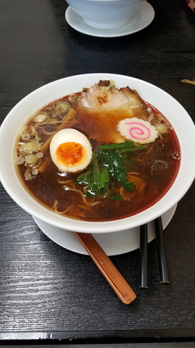 「醤油ラーメン(Aランチセット)」@麺屋 紅葉の写真