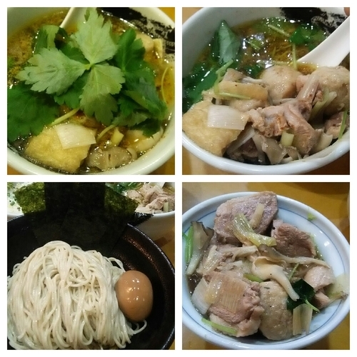 「【限定】鴨つけ蕎麦大盛り＋ワサビミニ茶漬け」@麺屋 扇 SENの写真