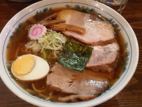 「中華そば(750円) + チャーシュー(350円)」@東池袋大勝軒 本店の写真