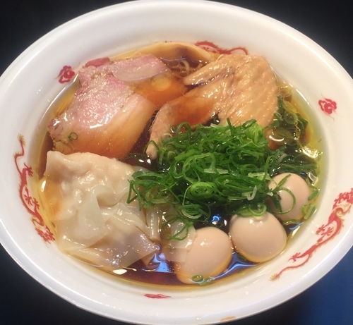 「WORKSHOP 鶏醤油らぁ麺+プレミアトッピング500円」@大つけ麺博 2016の写真