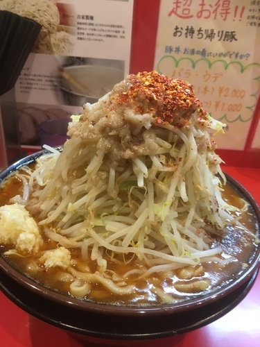 「辛いラーメン大盛」@麺屋 桐龍の写真