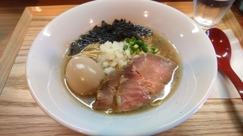 「味玉煮干塩そば830円」@中華そば 先崎の写真