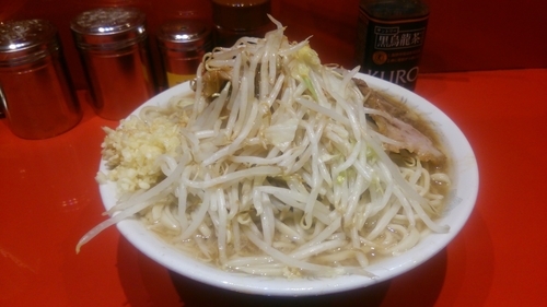 「大ラーメン ニンニク多め」@ラーメン二郎 西台駅前店の写真