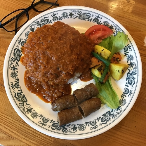 「カバブセット 辛口」@インドカリー 夢屋の写真