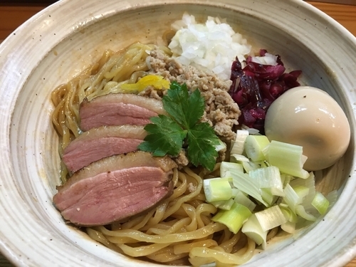 「鴨油そば850円、味玉100円、鴨増し」@はりけんラーメン 南店の写真