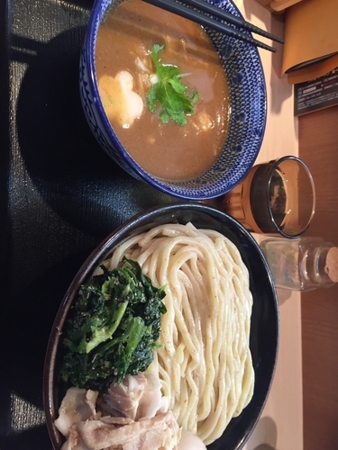 「つけ麺小結（大盛350g）850円+味玉100円」@らー麺土俵 鶴嶺峰の写真