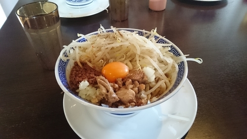 「まぜそば」@ラーメン ガジロー 各務原店の写真