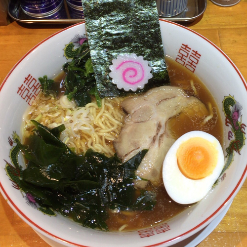 「昔ながらの中華そば（650円）」@麺ゃこもんの写真