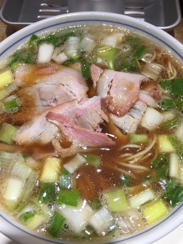 「バラそば 醤油（780円）」@玉 バラそば屋 中野店の写真