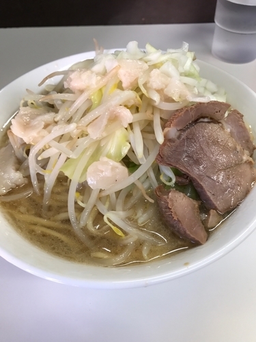「ラーメン 少なめ アブラ タマネギ」@ぶたまるの写真