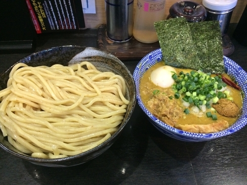 「カレーつけ麺 特製・とろけるチーズ」@二代目狼煙 分店 弐の写真