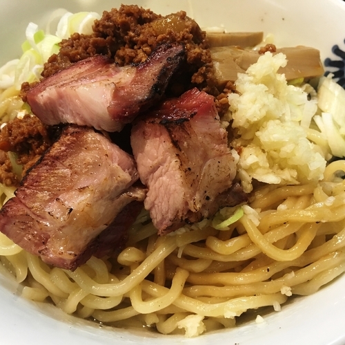 「【限定】油そば(大盛)」@特級鶏蕎麦 龍介の写真