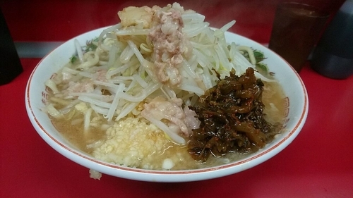 「ラーメン小 高菜(無料)」@ラーメン二郎 湘南藤沢店の写真