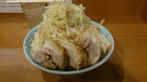 「小ぶた、ヤサイマシマシ、ニンニクマシ、からめ」@ラーメンBoo Boo太郎。の写真