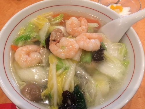 「海老そば【840円】」@新荘園 本店の写真