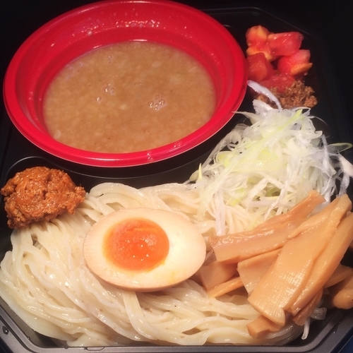 「帰ってきた宮田麺児 小麦の大吟醸+肉みそ(辛)100円」@大つけ麺博 2016の写真