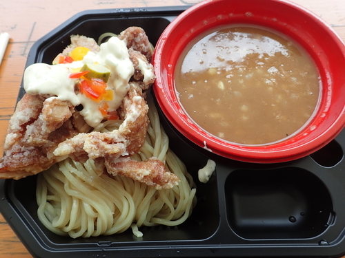 「[信州鶏白湯 気むずかし家] 信州小麦香る山賊つけそば」@大つけ麺博 2016の写真