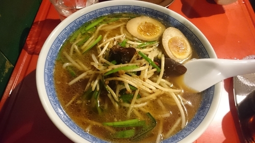 「豆芽麺（900円くらい）」@餃子荘 紅蜥蜴の写真