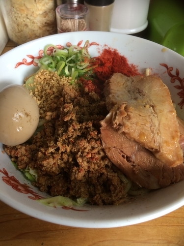 「特製汁無し坦々麺」@自家製麺 てんかの写真