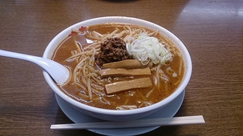 「みそらーめん650円+大盛り100円」@珍來 石岡東光台の写真
