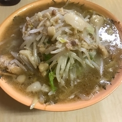 ミニラーメン 麺カタ アブラ
