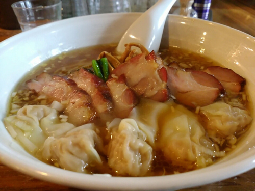 「チャーシューワンタンメン1150円」@らーめん穀雨の写真