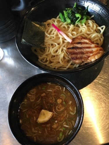 「つけ麺(中盛)熱盛800円」@龍が如しの写真