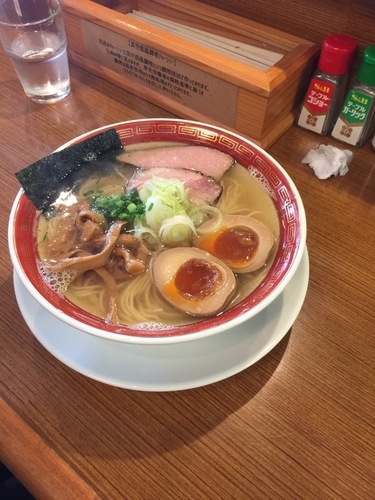 「味玉白ふじそば」@荒町商店中華そば ふじやまの写真