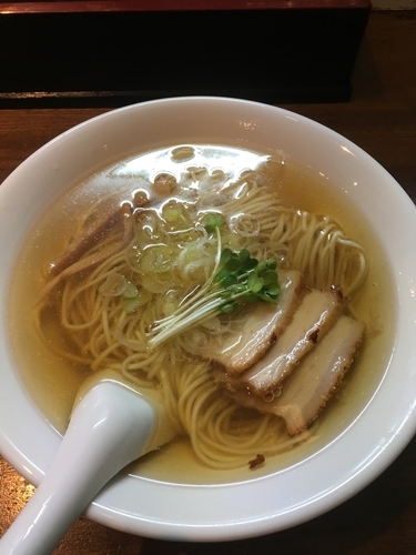 「塩煮干しそば　500円」@中華そば カリフォルニアの写真