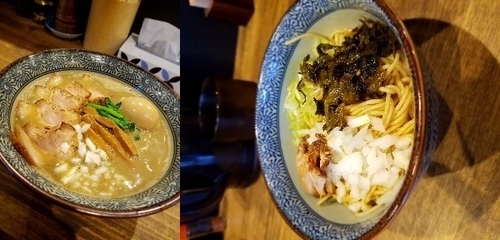 「煮干白湯そば＋特製トッピング＋替え玉」@煮干し中華そば 一剣の写真