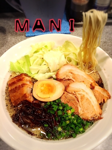 「ダブル￥1000→オープン記念￥550」@麺屋 MANIの写真