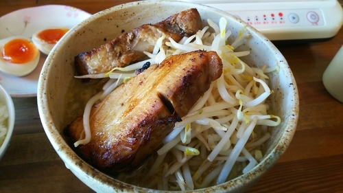 「ダブル厚肉春二郎」@二郎系ラーメン 麺屋 春爛漫の写真