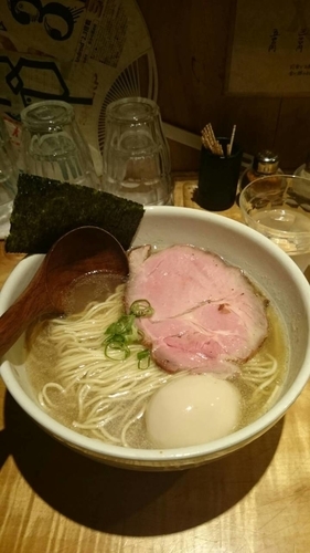 「味玉そば」@中華蕎麦 蘭鋳の写真