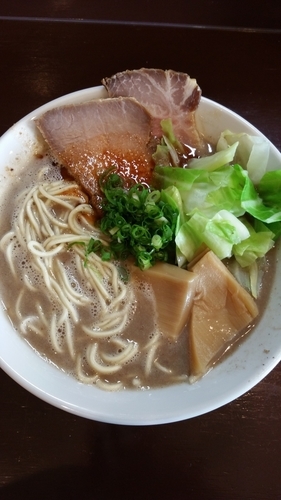 「豚骨らーめん」@らーめん 五ノ神精肉店 煮干し編の写真